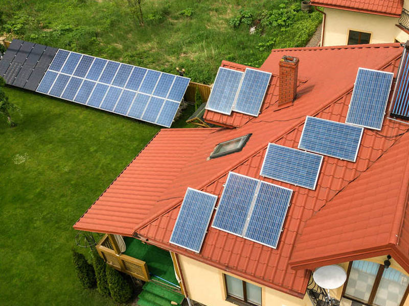 8.5KW-기와지붕 태양광 설치 구조물