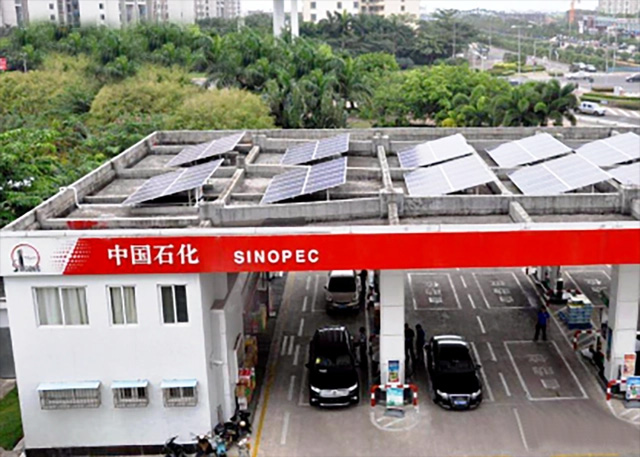 China Petroleum, 홍콩 주유소에서 최초의 태양광 발전 프로젝트 가동